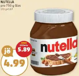 PENNY Nutella Angebot