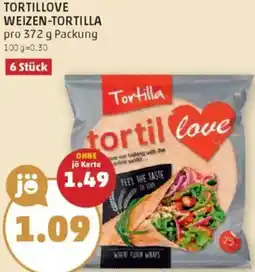 PENNY Tortillove weizen-tortilla Angebot