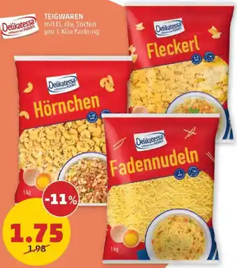 PENNY Teigwaren Angebot