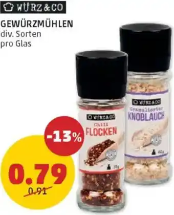 PENNY Gewürzmühlen Angebot