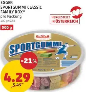 PENNY Sportgummi classic family box Angebot