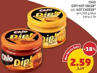 PENNY Dip! hot salsa* od. hot cheese Angebot