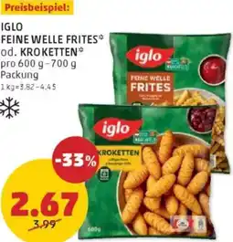 PENNY Feine welle frites* od. kroketten Angebot