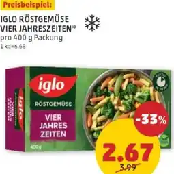 PENNY Iglo röstgemüse vier jahreszeiten Angebot