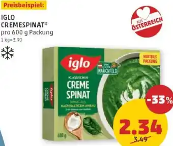 PENNY Iglo cremespinat Angebot