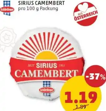 PENNY Sirius camembert Angebot