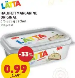 PENNY Halbfettmargarine original Angebot