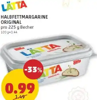 PENNY Halbfettmargarine original Angebot