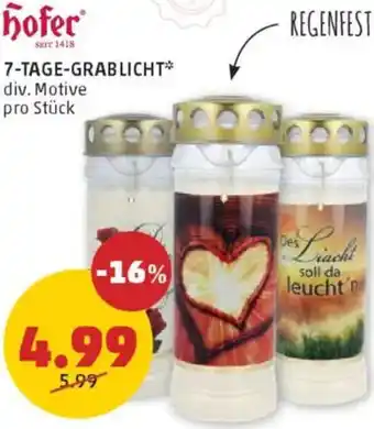 PENNY 7-tage-grablicht Angebot