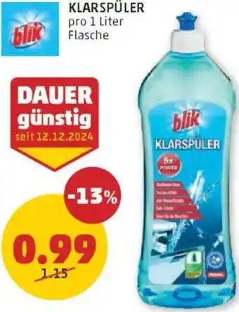 PENNY Klarspüler Angebot