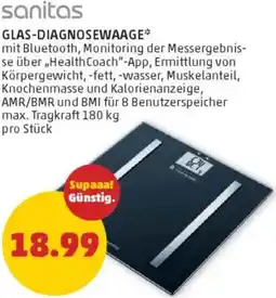 PENNY Glas-diagnosewaage Angebot