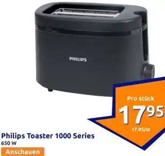 Action Philips Toaster 1000 Series Angebot