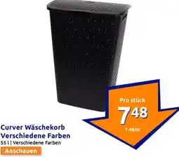 Action Curver Wäschekorb Verschiedene Farben Angebot