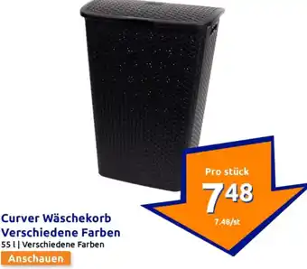 Action Curver Wäschekorb Verschiedene Farben Angebot