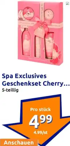 Action Spa Exclusives Geschenkset Cherry Angebot