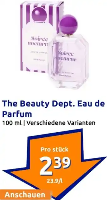 Action The Beauty Dept. Eau de Parfum Angebot