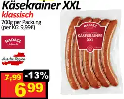 Wurstico Käsekrainer klassisch Angebot