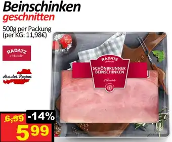 Wurstico Beinschinken geschnitten Angebot