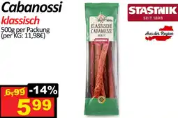 Wurstico Cabanossi Angebot