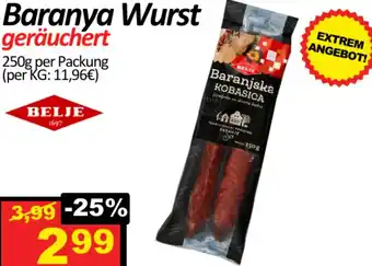 Wurstico Baranya Wurst Angebot