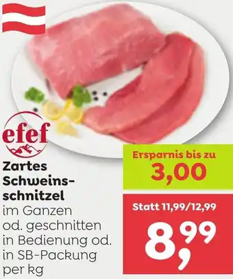 ADEG Zartes Schweins- schnitzel Angebot