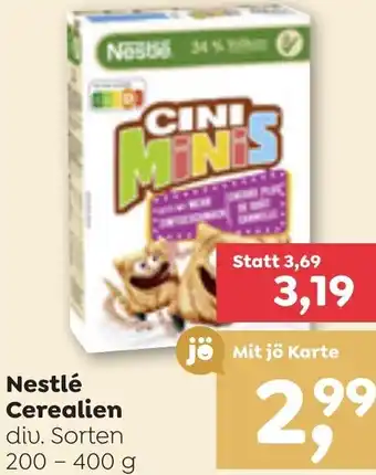 ADEG Nestlé Cerealien Angebot