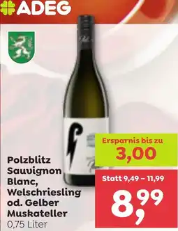 ADEG Polzblitz Sauvignon Blanc, Welschriesling od. Gelber Muskateller Angebot