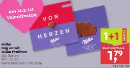 ADEG Milka Sag es mit Milka Pralinen Angebot