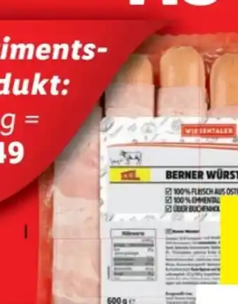 Lidl Wiesentaler Berner Würstel Angebot