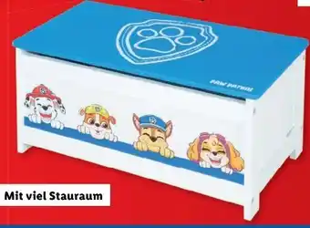 Lidl Roba Spielzeugtruhe Peppa Wutz/Paw Patrol Angebot