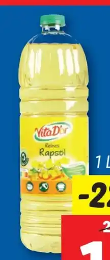 Lidl Vita D'or Rapsöl Angebot