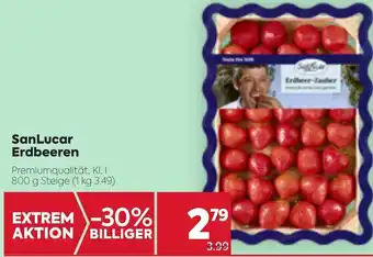 Billa SanLucar Erdbeeren 800 g Angebot