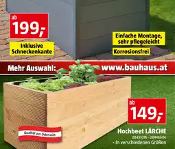 Bauhaus Hochbeet Lärche Angebot