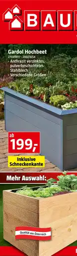 Bauhaus Gardol Hochbeet mit Schneckenkante Angebot