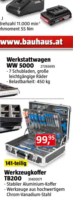 Bauhaus Scheppach Werkzeugkoffer TB200 Angebot