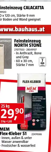 Bauhaus MEM Fliesenkleber Flexibel Angebot