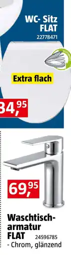 Bauhaus Camargue Waschtischarmatur Flat Angebot