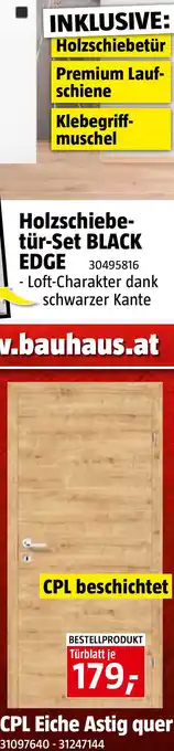 Bauhaus Zimmertür CPL Eiche Astig quer Angebot