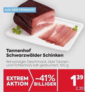 Billa Tannenhof Schwarzwälder Schinken 100 g Angebot
