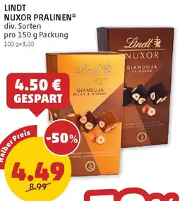 PENNY Lindt Pralinen Nuxor Angebot