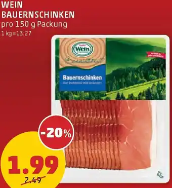 PENNY Wein bauernschinken Angebot