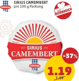 PENNY Sirius camembert Angebot