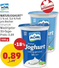 PENNY Naturjoghurt Angebot