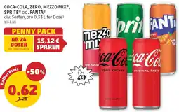 PENNY Coca-cola, zero, mezzo mix, sprite od. fanta Angebot