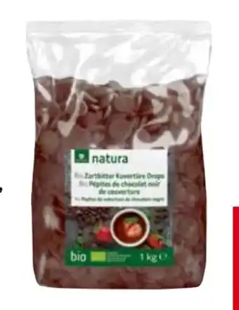 Transgourmet Bio Natura Zartbitter Couvertüre Drops Angebot