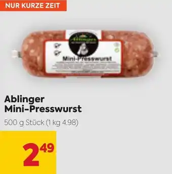 Billa Ablinger Mini Presswurst 500 g Angebot