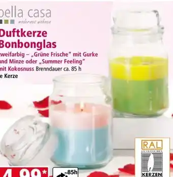 Norma Bella Casa Duftkerze Bonbonglas Angebot