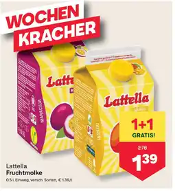MPreis Lattella Fruchtmolke Angebot