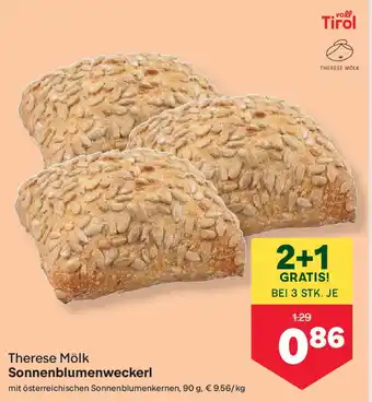 MPreis Therese Mölk Sonnenblumenweckerl Angebot