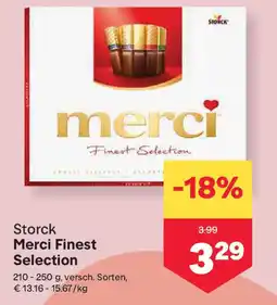 MPreis Storck Merci Finest Selection Angebot